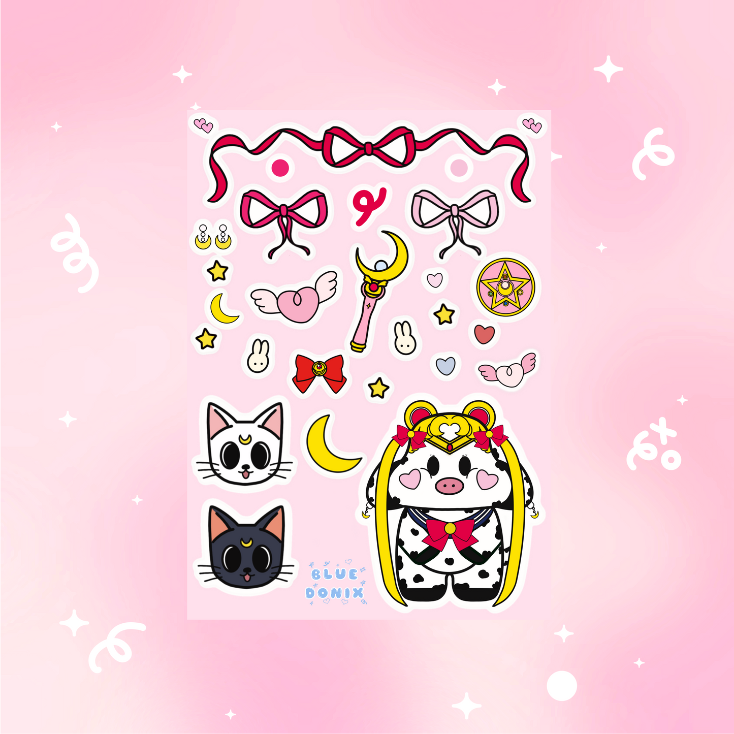 Sailor MOOn Sticker Sheet