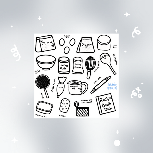 A Baker's Guide Sticker Sheet