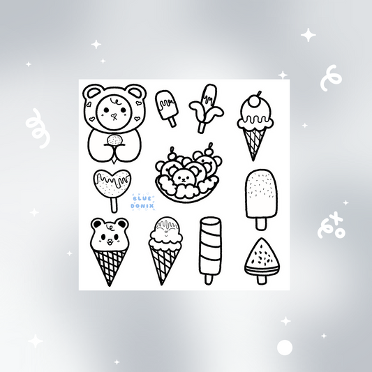 Ice Ice Baby Delight Sticker Sheet