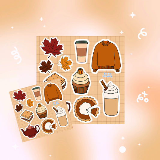 Pumpkin Spice and Everything Nice Sticker Sheet