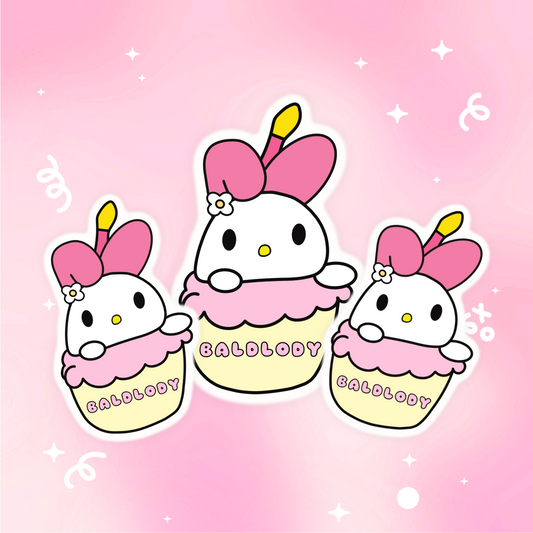 Baldlody Vinyl Sticker