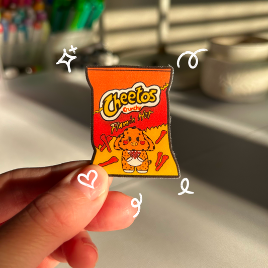 Hot Cheeto Moo Pin