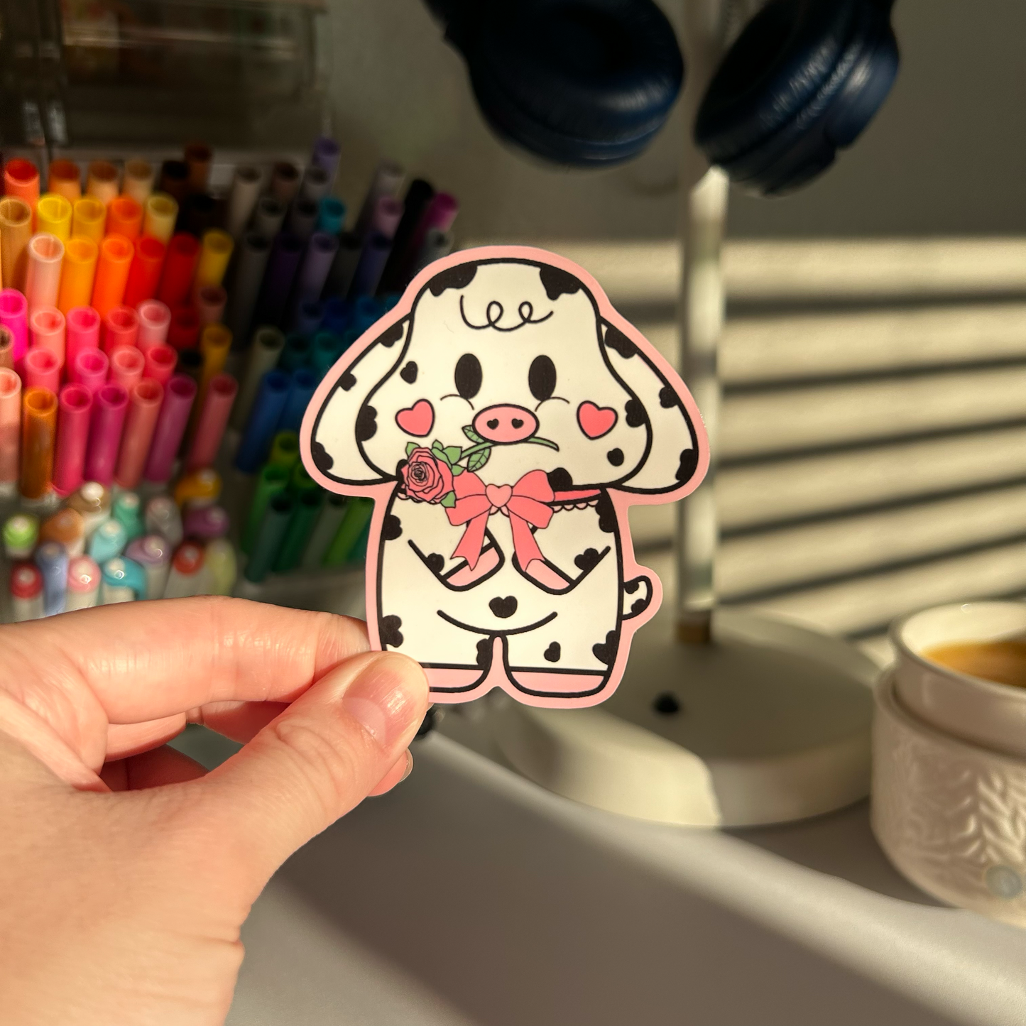Coquette Moos Vinyl Sticker