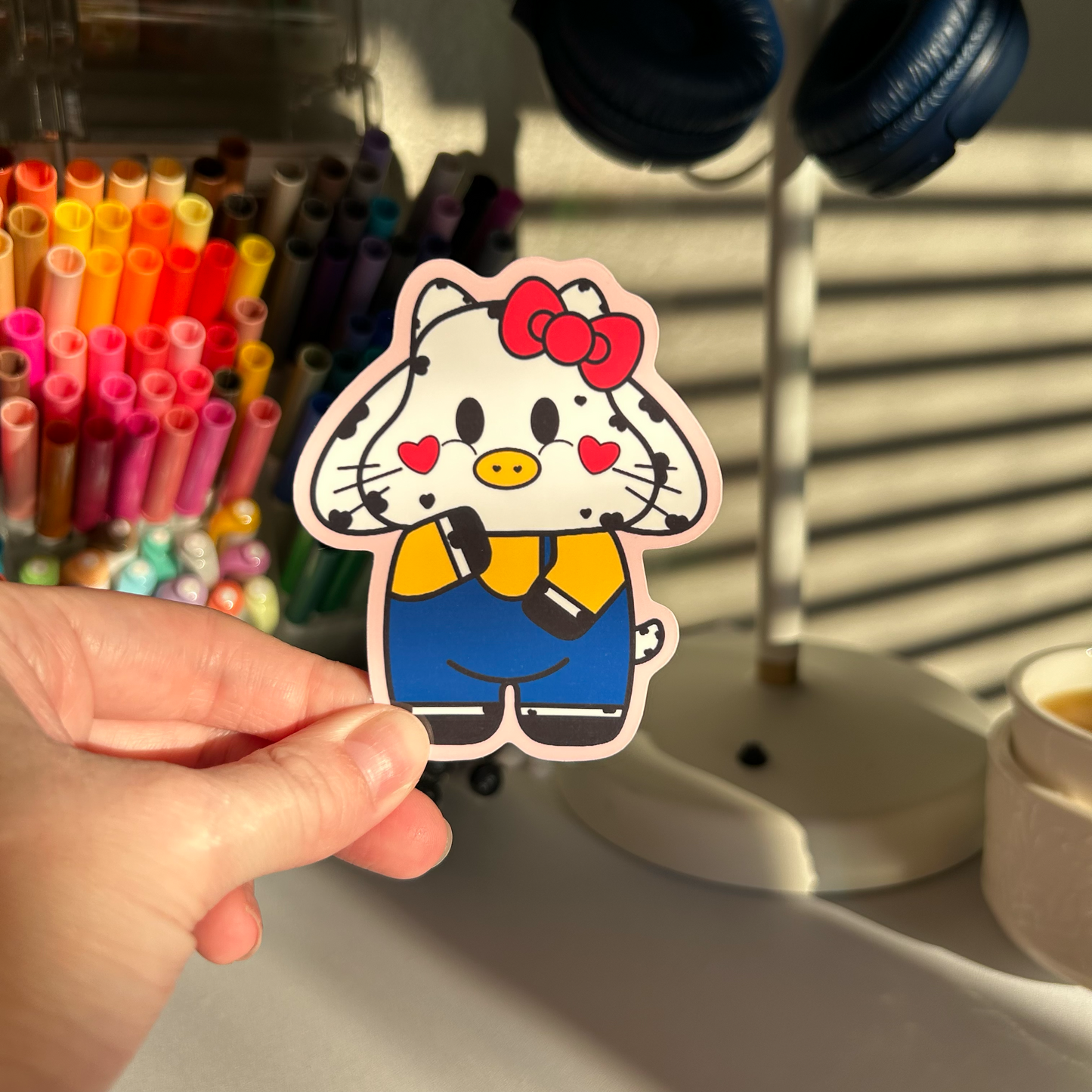 Hello Kitty Moo Vinyl Sticker