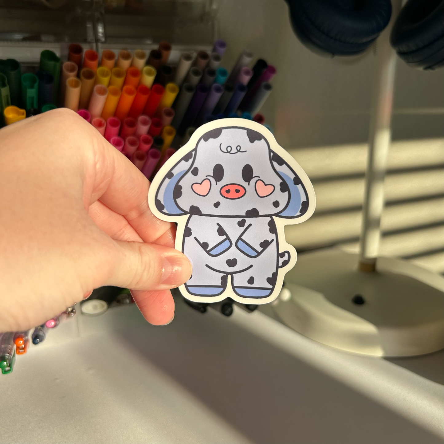 Julia Moo Vinyl Sticker