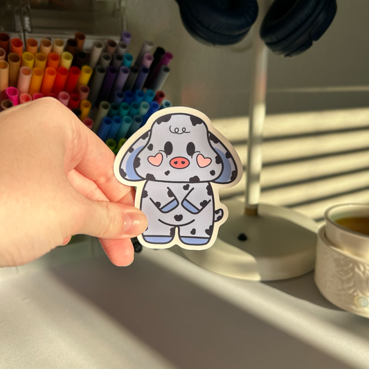 Julia Moo Vinyl Sticker
