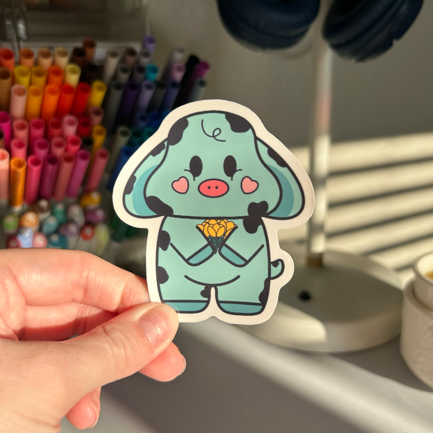 Lola Moo Vinyl Sticker
