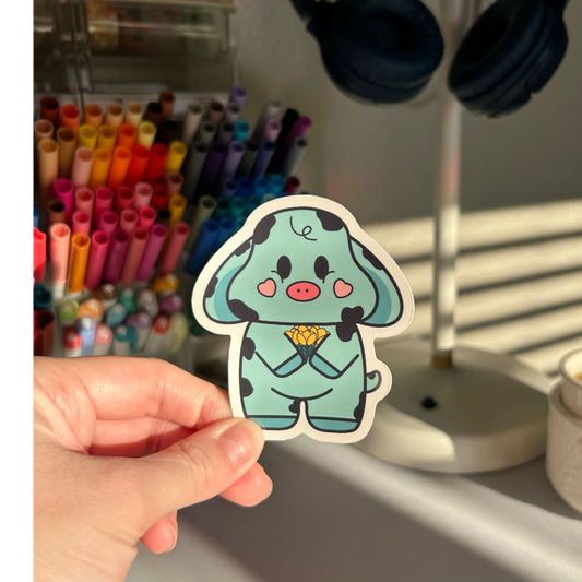Lola Moo Vinyl Sticker