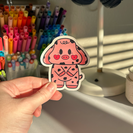 Mar Moo Vinyl Sticker