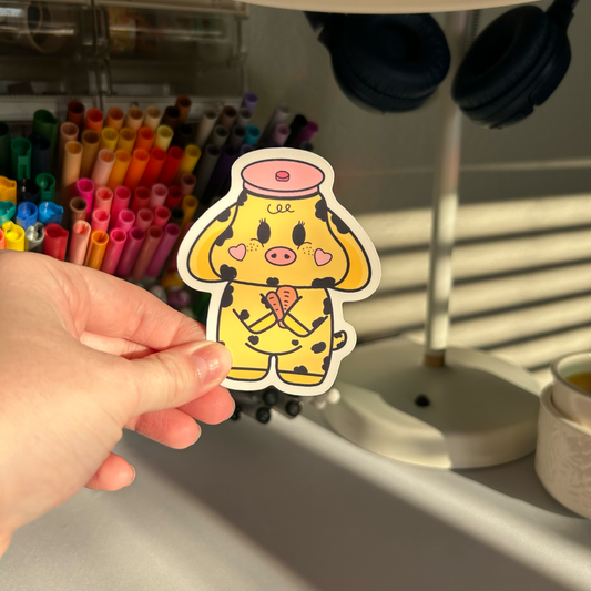 Nero Moo Vinyl Sticker