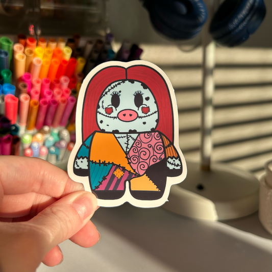 Sally Moo Vinyl Sticker