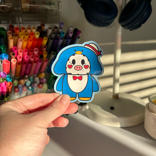 Tuxedo Sam Moo Vinyl Sticker