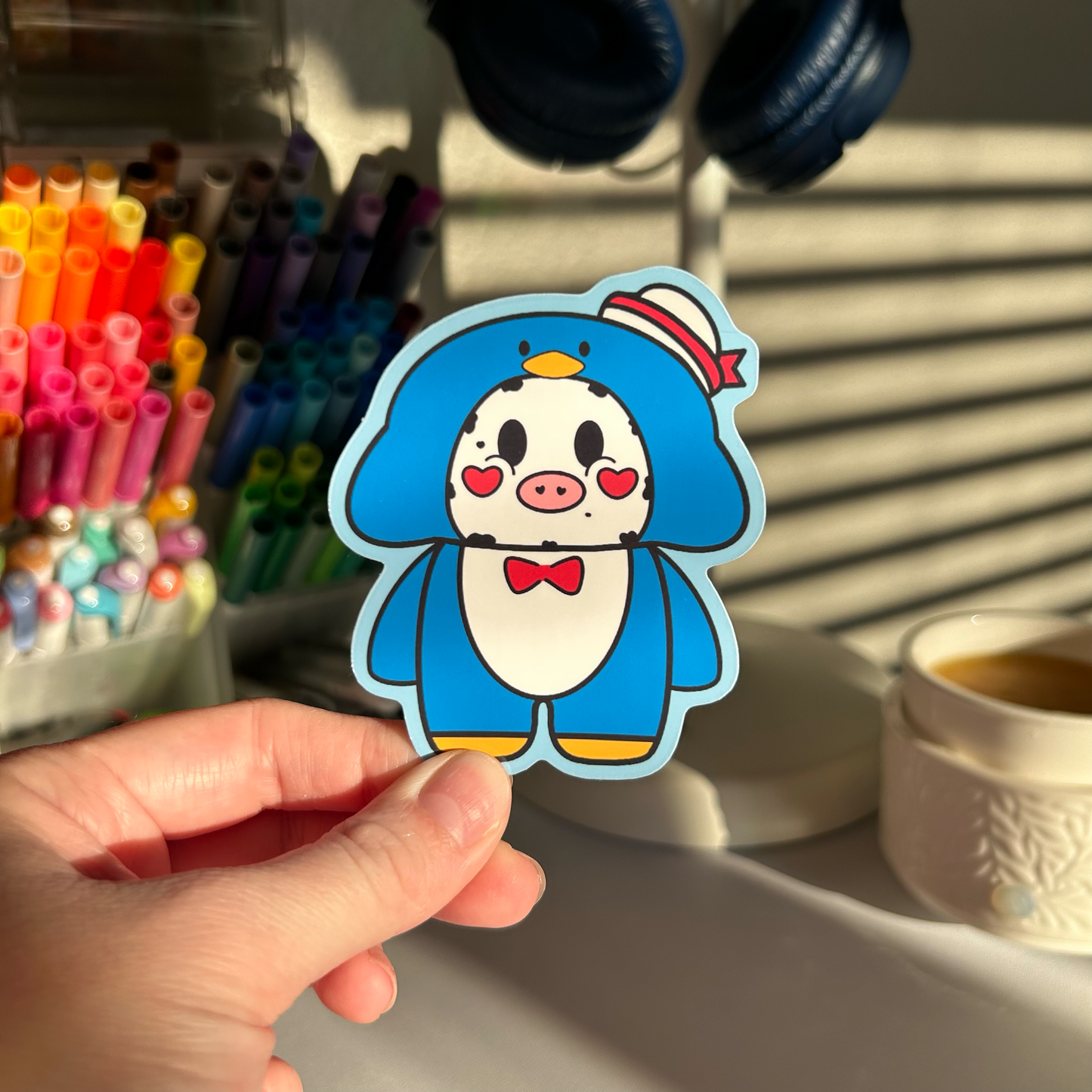 Tuxedo Sam Moo Vinyl Sticker