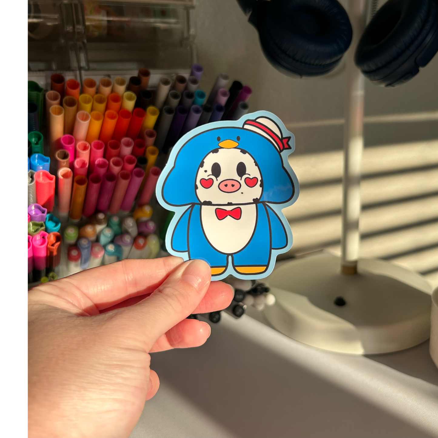 Tuxedo Sam Moo Vinyl Sticker