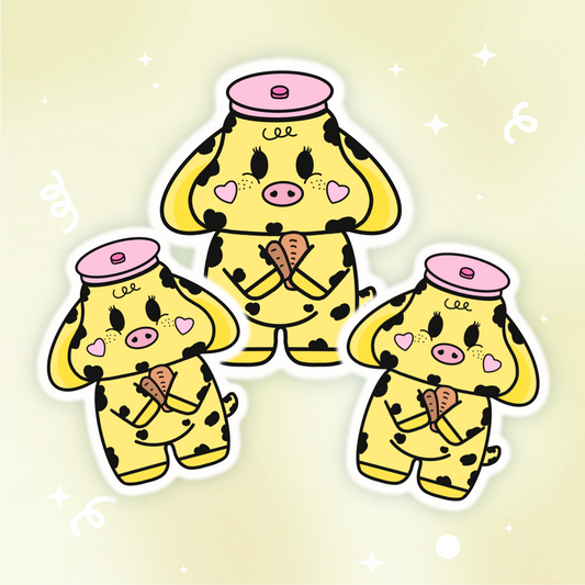 Nero Moo Vinyl Sticker