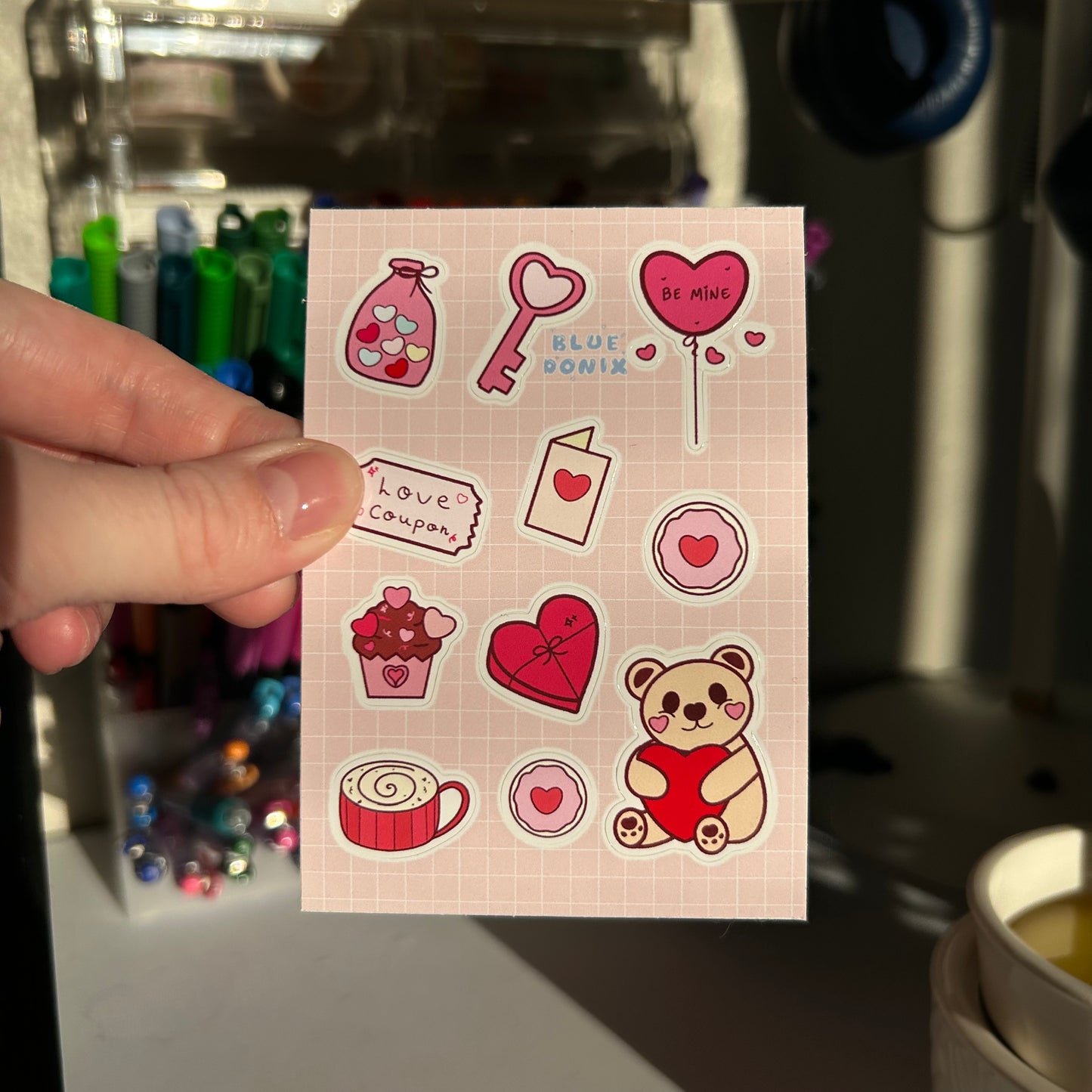 Ohhh Valentines Mini Sticker Sheet