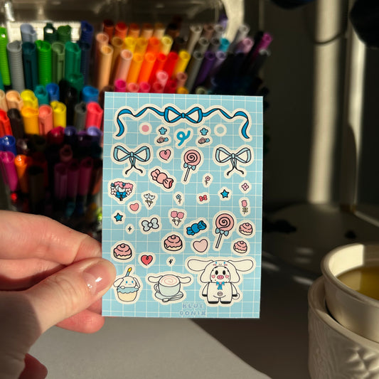 CinnaMooroll Sticker Sheet