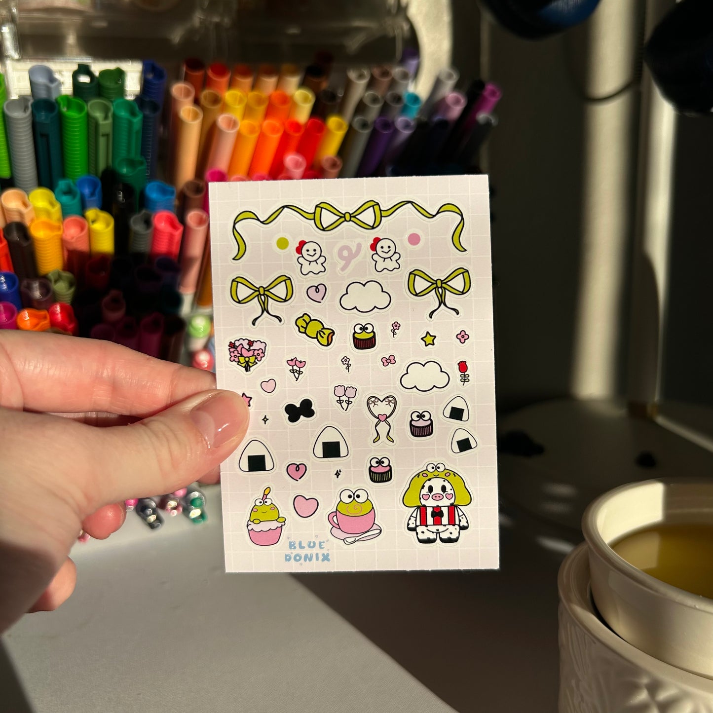 Keroppi Moo Sticker Sheet