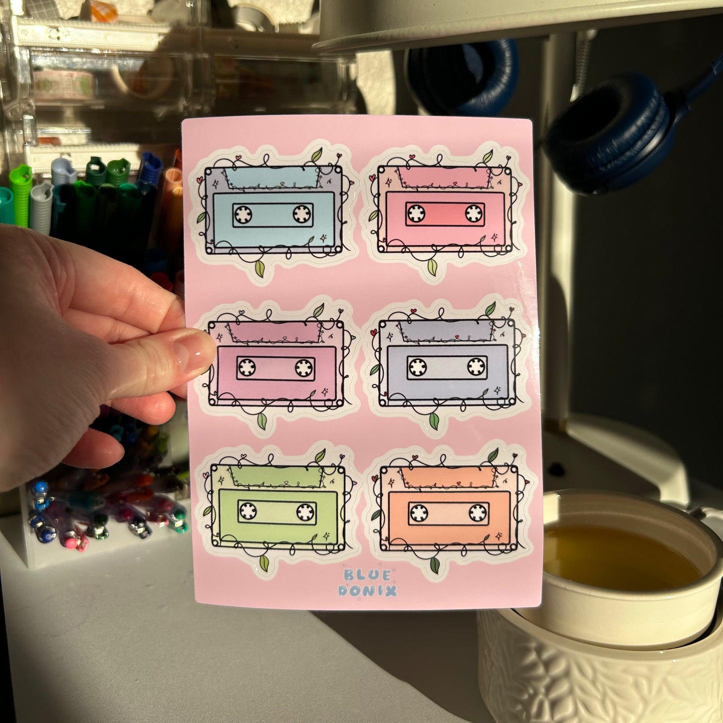 roll back the tape and replay me Sticker Sheet