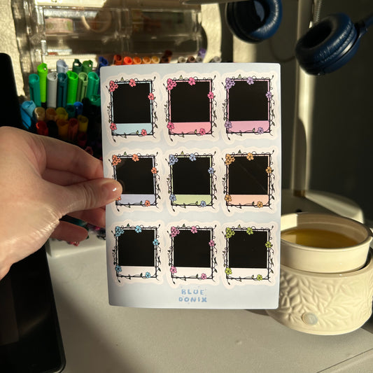 I hold memories like my life depends on it Sticker Sheet
