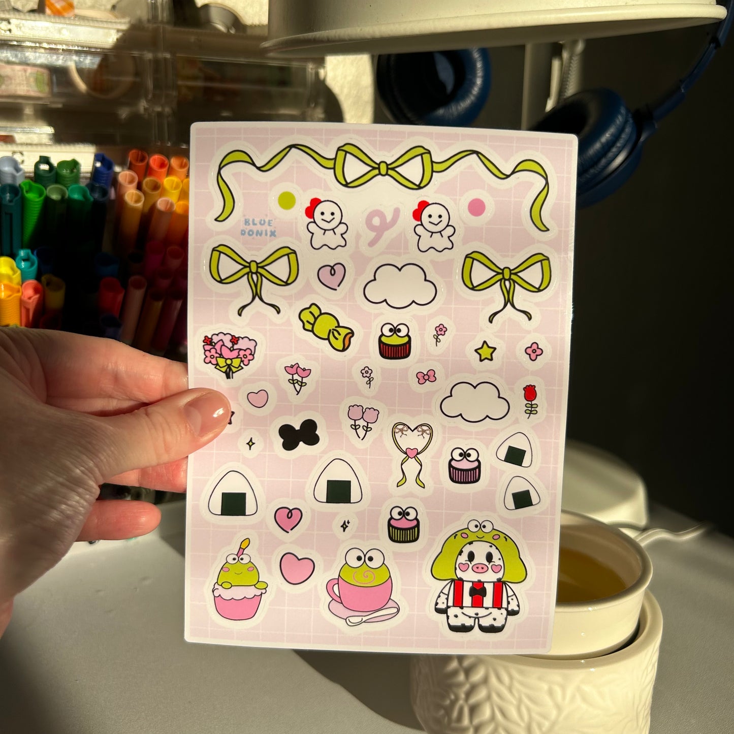 Keroppi Moo Sticker Sheet