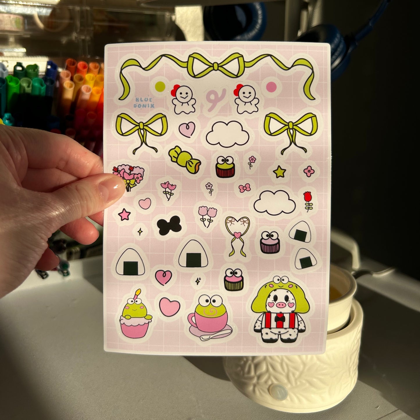 Keroppi Moo Sticker Sheet