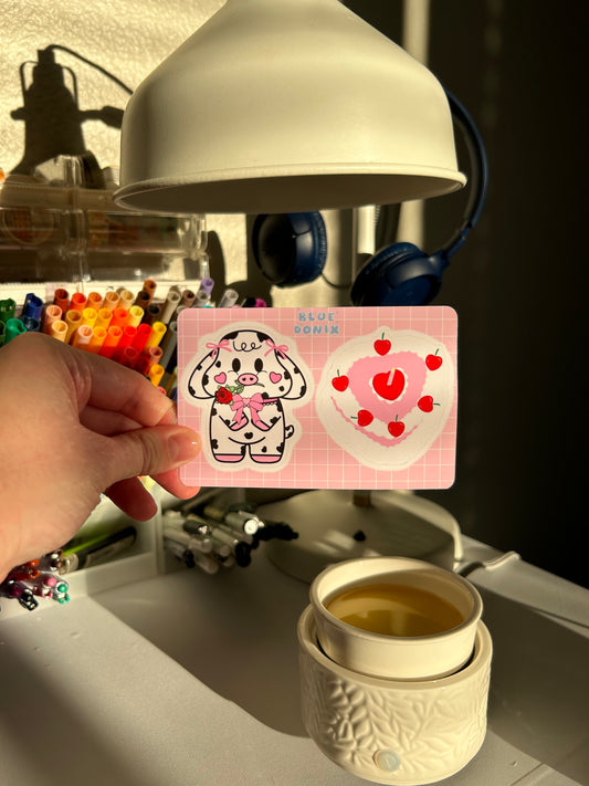 CoCake Moo Vinyl Stickers