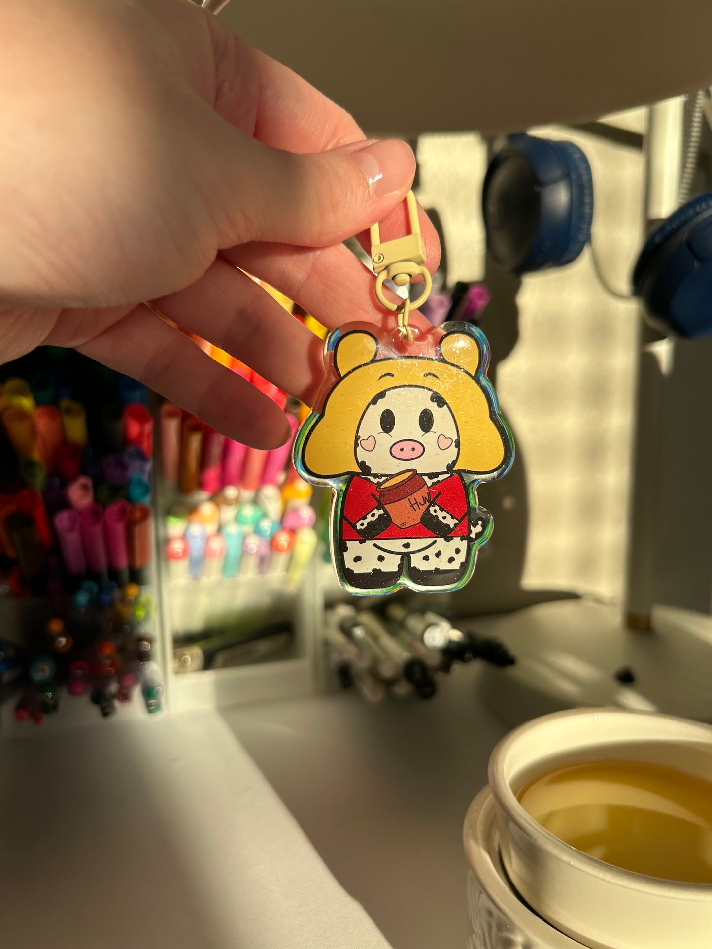 Winnie The Moo  Keychain