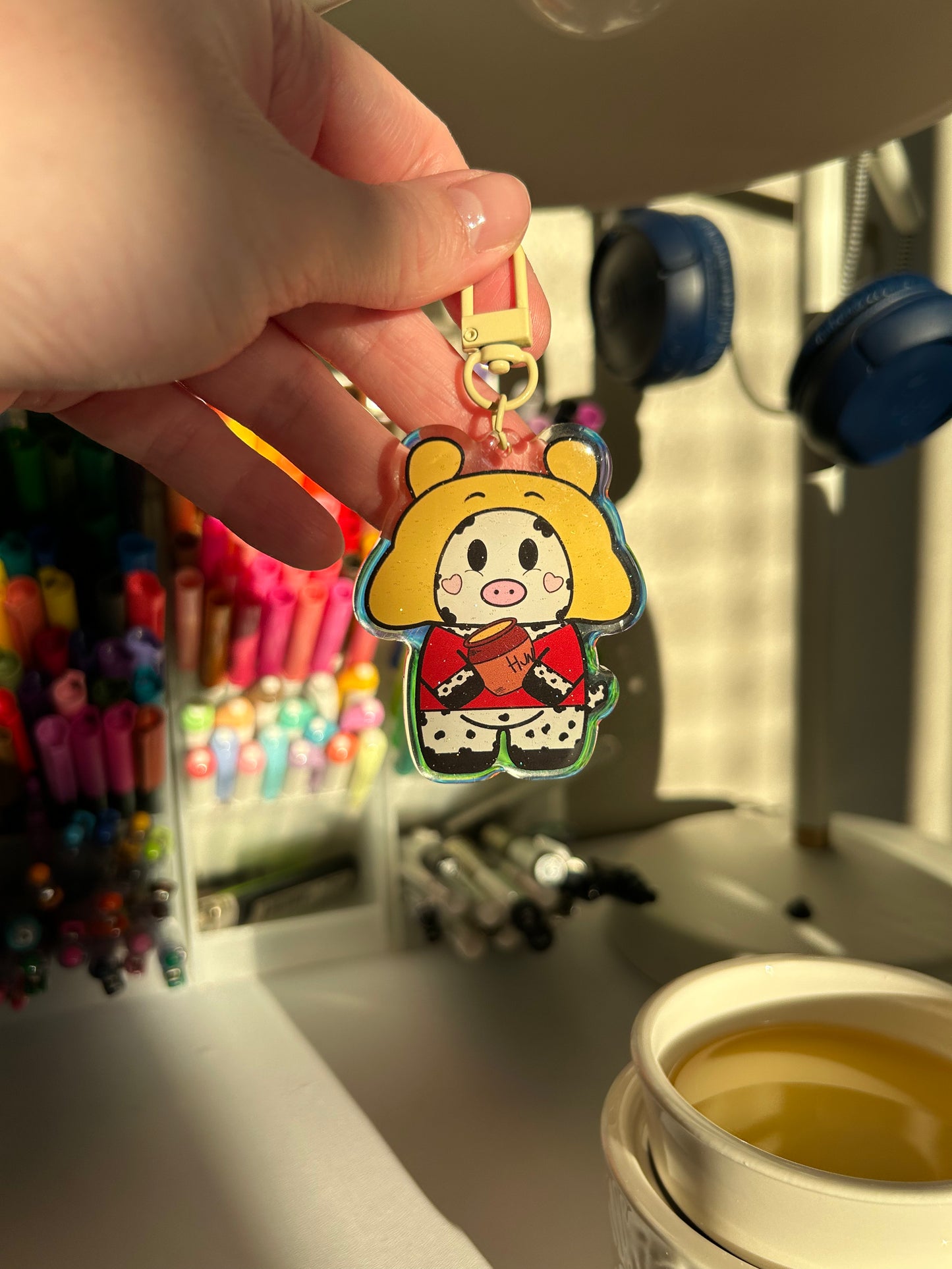 Winnie The Moo  Keychain