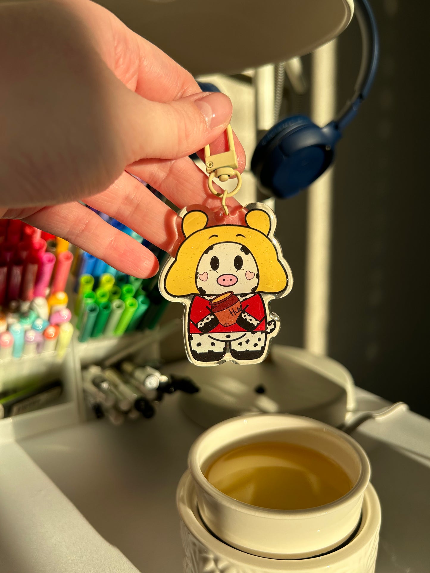 Winnie The Moo  Keychain
