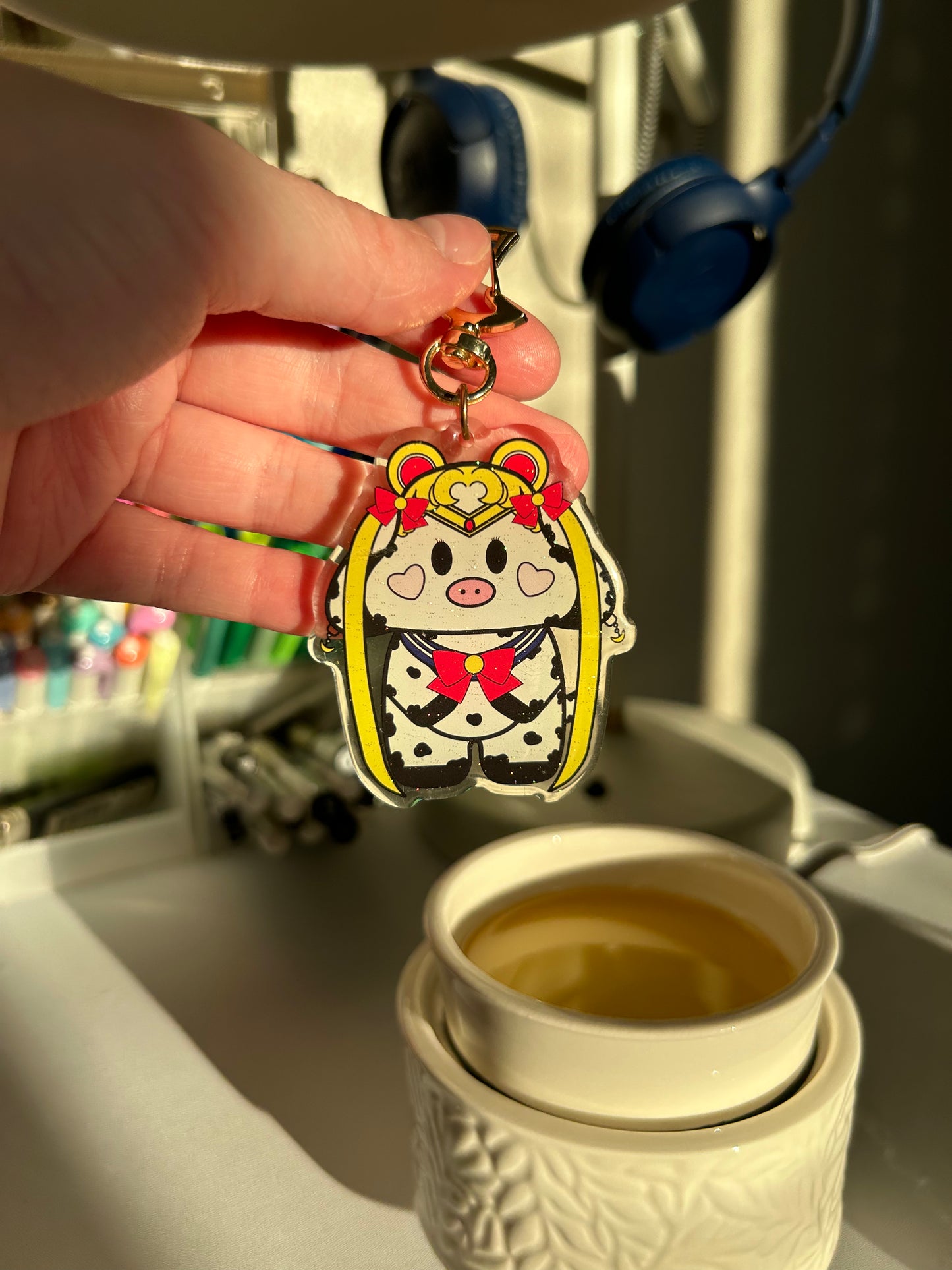 Sailor Moo Keychain