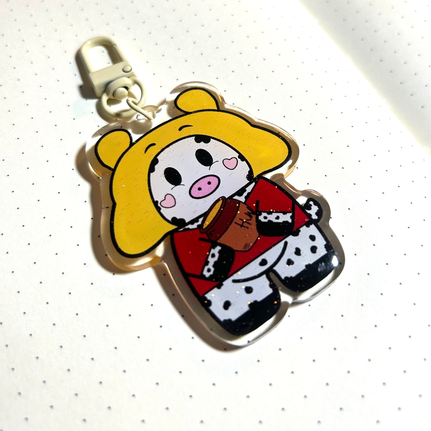Winnie The Moo  Keychain