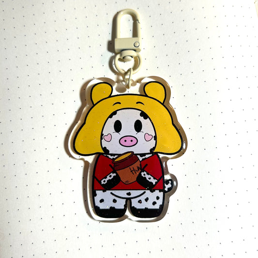 Winnie The Moo  Keychain