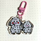 Amor y Moo Keychain