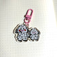 Amor y Moo Keychain