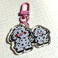 Amor y Moo Keychain