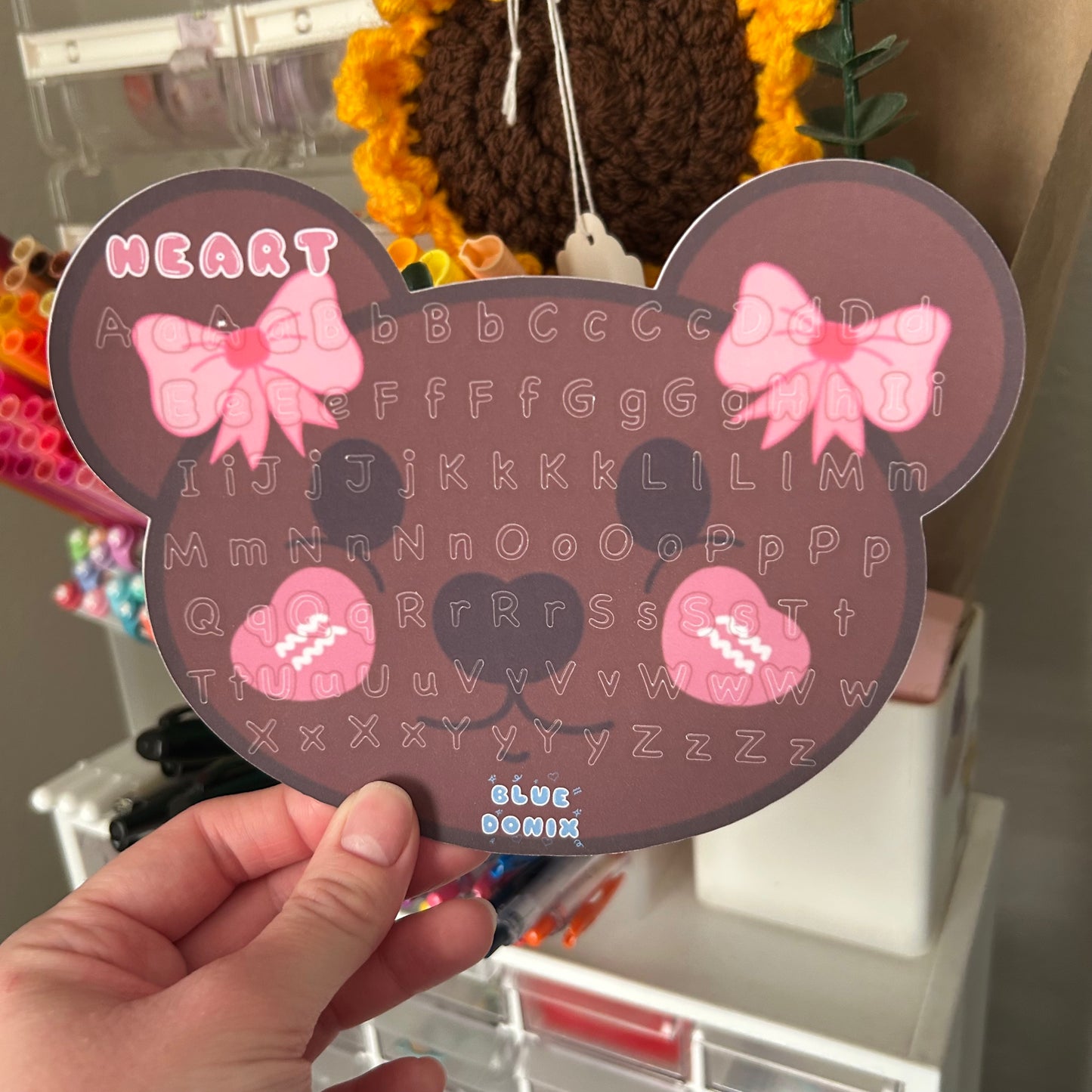 Heart's Lettering Sticker Sheet