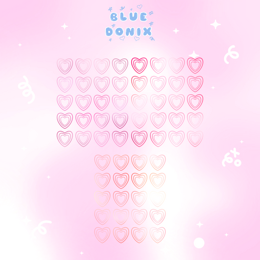 Hearts of Deco Sticker Sheet