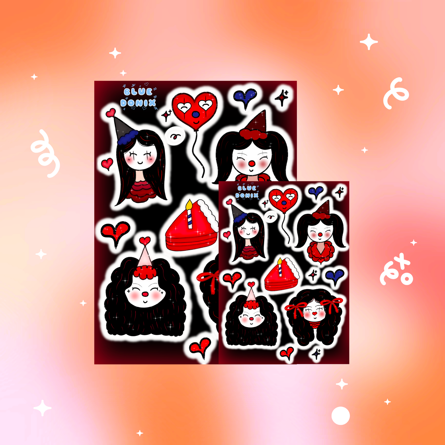LOVER GURL  Sticker Sheet