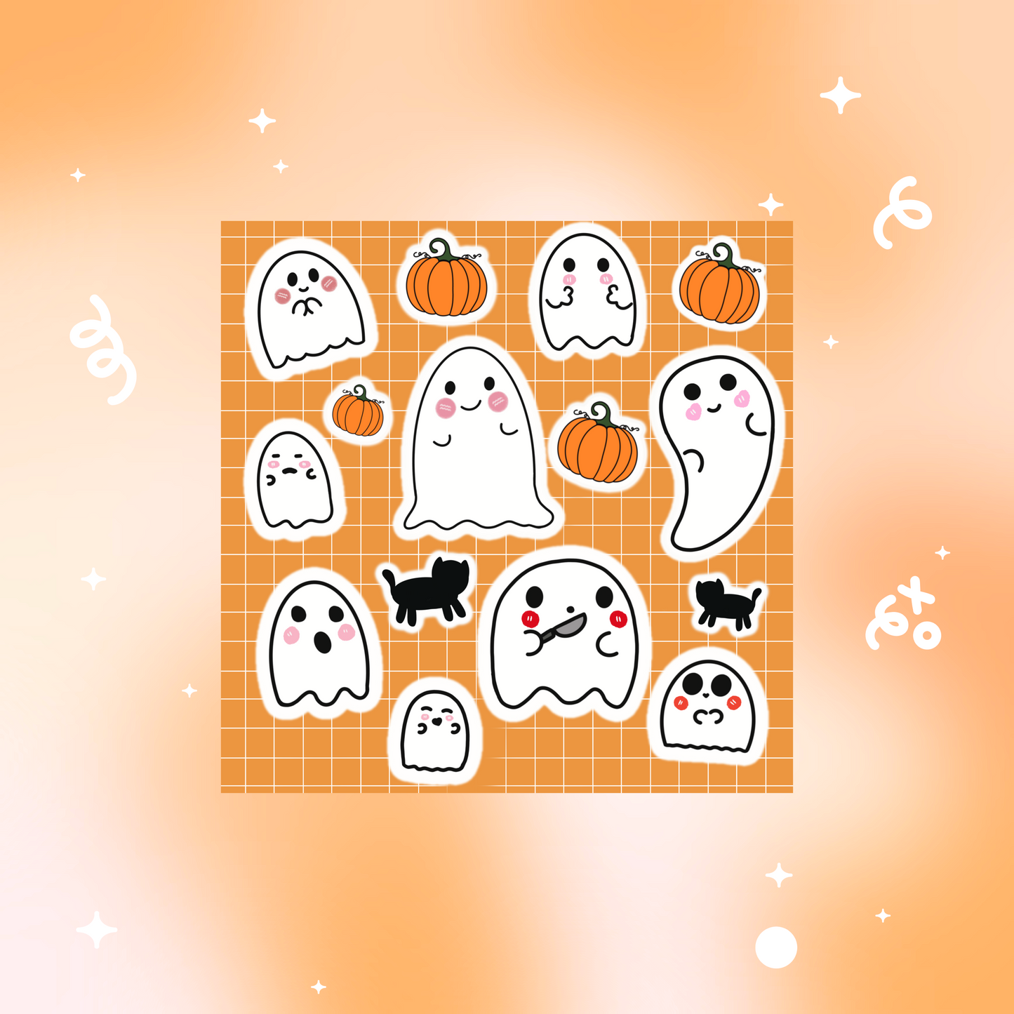 Blushy Boo's Sticker Sheet
