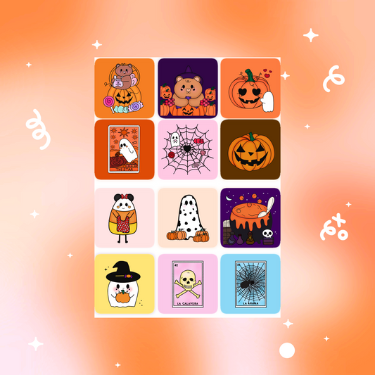 Bluesoween Sticker Sheet