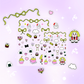 Keroppi Moo Sticker Sheet