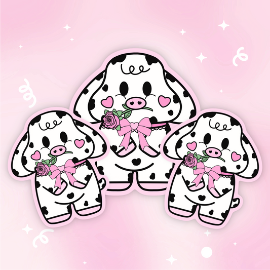 Coquette Moos Vinyl Sticker