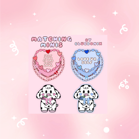 Matching Minis Self Loving Cakes & Coquette Moos