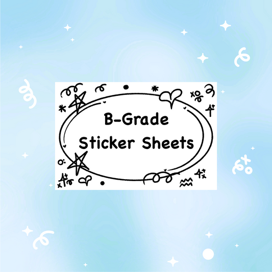 B-Grade Sticker Sheets