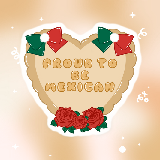 Proud to be Mexcian Vinyl Sticker