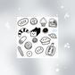 Carbs are life, eat um your gonna die one day Sticker Sheet