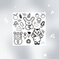 Eat your Daily Veg HOE Sticker Sheet