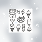 Ice Ice Baby Delight Sticker Sheet