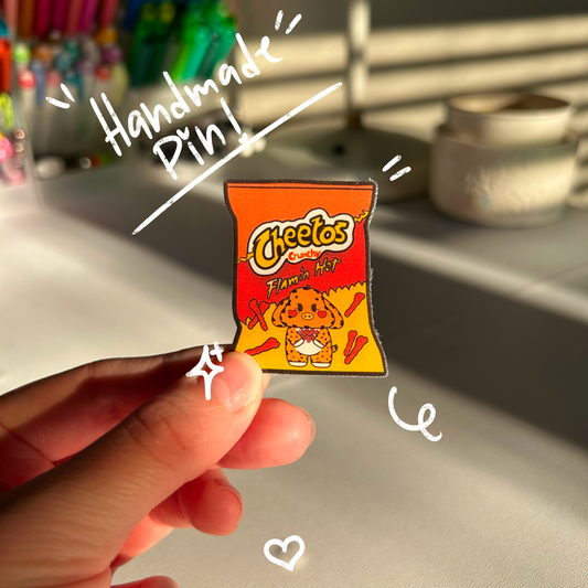 Hot Cheeto Moo Pin